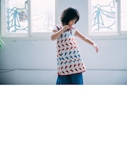 キッズエプロン110cm/台湾八哥 No.5/古宅紅粉