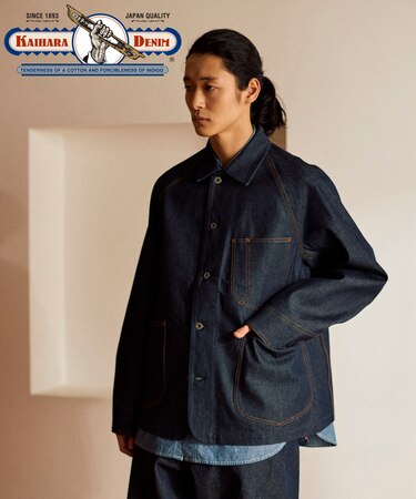 【日本製】JAPAN DENIM COVERALL JACKET