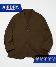 AIRDRY HIGH TECH YARN 高機能素材 テーラードジャケット リラックスフィット