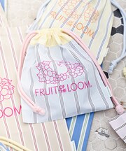 別注 マルチストライプ 巾着バッグ
