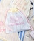 別注 マルチストライプ 巾着バッグ