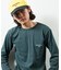 Essentials タイトフィット L/S クルーネック ピグメントTシャツ