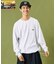 FREAK'S STORE for BEACH & FES リラックスフィット ワンポイントロゴ スピンドル ロングスリーブTシャツ