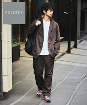 リラックスフィット 2Bジャケット セットアップ Fabric by SOLOTEX(R)