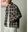 RED KAP × FREAK'S STORE 別注 クロップド フランネル ロングスリーブ ワークシャツ