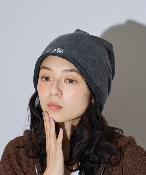 umbro × FREAK'S STORE 別注 ロゴ 裏毛ビーニー