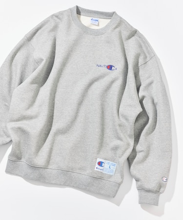 Champion × NAUTICA embroidered sweatshirt