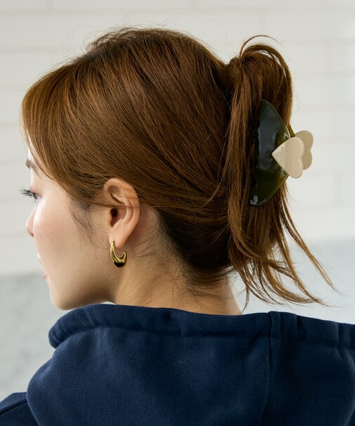 ハートヘアクリップ