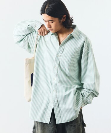 リラックスフィット オックスフォード BDシャツ