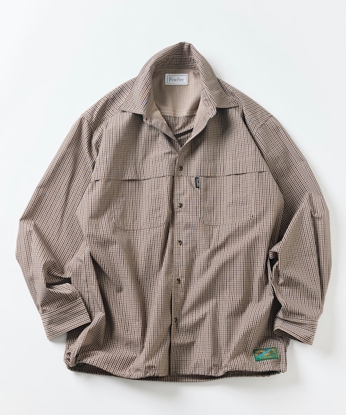 Foxfire × FREAK'S STORE 別注 フィッシングポケット ロングスリーブ スピンドルシャツ