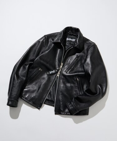 Schott × FREAK'S STORE 別注 シープレザー トラッカージャケット