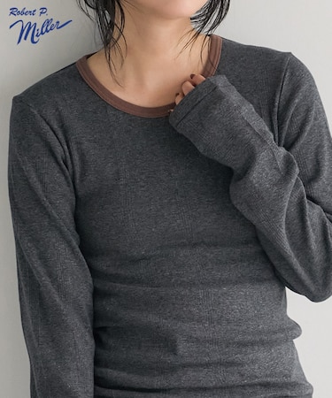 別注 Panel Rib LongSleeve T-shirt