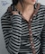 別注 Panel Rib Hoodie Cardigan