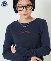 別注 ミニロゴ刺繍 ロングスリーブTシャツ