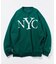 リラックスフィット NYCロゴ クルーネックスウェット