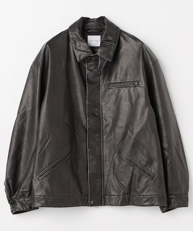 LEATHERETTE WORK JACKET
