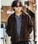 LEATHERETTE TRACKER JACKET