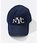 NYCロゴ ツイル ベースボールキャップ