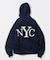 NYC ロゴZIP HOODIE