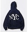 NYC ロゴZIP HOODIE