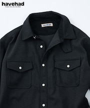 レギュラーカラー フランネル シャツ ジャケット