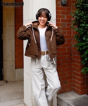 フード付き パディングジャケット
