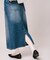 USAコットン デニム ミディスカート