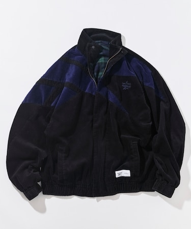 Reebok × NAUTICA ダブルネーム コーデュロイブルゾン/トラックトップ