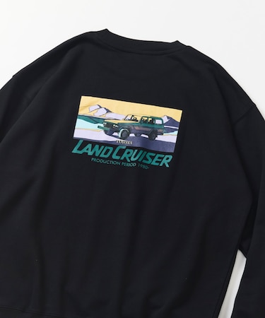ランクル60 バックプリント クルーネックスウェット/ランドクルーザー
