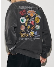 NBA × FREAK'S STORE 別注 ランダムチーム バックロゴ クルーネックスウェット