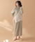【WEB限定】ワンショルベスト付きレイヤードニットワンピース