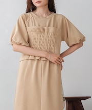 【Bab】【S・Mサイズ展開あり】ビスチェライクスウェットワンピース