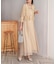 【オケージョンドレス/結婚式/2サイズ展開/SET ITEM/インナー付き/裏地付き】レースボレロ＋キャミワンピースＳＥＴ