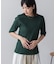 5分袖リブTシャツ