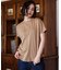 汗染み防止モックネックビューTシャツ