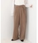 ピーチ起毛ストレートパンツ