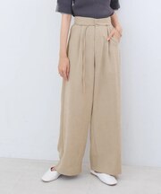 ピーチ起毛ストレートパンツ