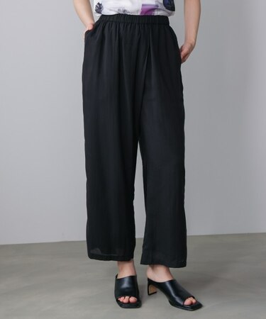 シルク調カシュクールパンツ
