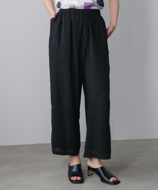 シルク調カシュクールパンツ
