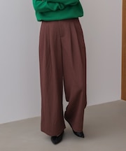 ソフトツイルワイドパンツ