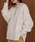 【WEB限定】ケーブルＶニットセーター