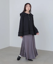 【Bab】サテンナロースカート