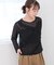 【Bab】レースフリルシアーロングTシャツ