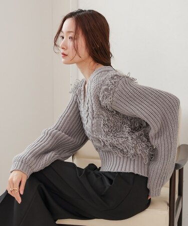 【Bab】フリンシ゛ハ゛ルキーニットトッフ゜ス