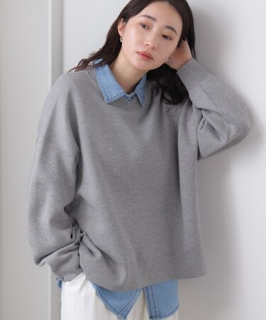 ラメスウエットライクニットPO