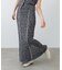 【Bab】【セットアップ対応可能】【選べるサイズ展開】MIX編みラインニットスカート