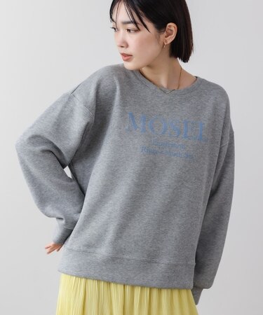 MOSELフロッキーロゴプルオーバー
