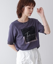スクエアBOXロゴT-shirt