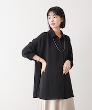 麻ライクAラインチュニック