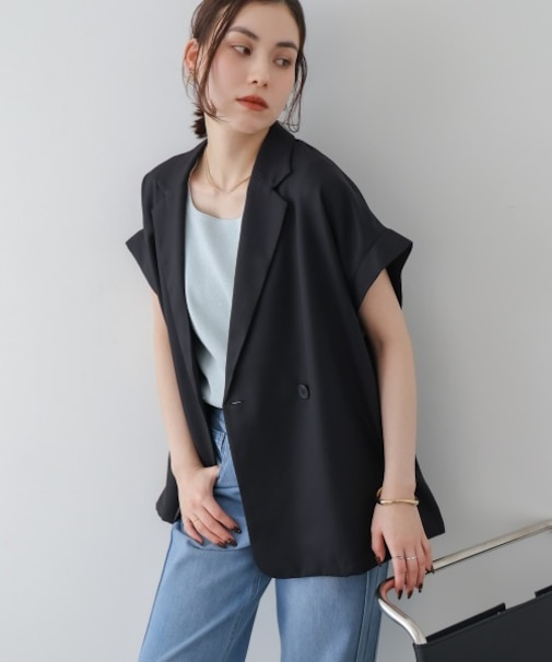 フレンチ袖ダブルテーラージャケット